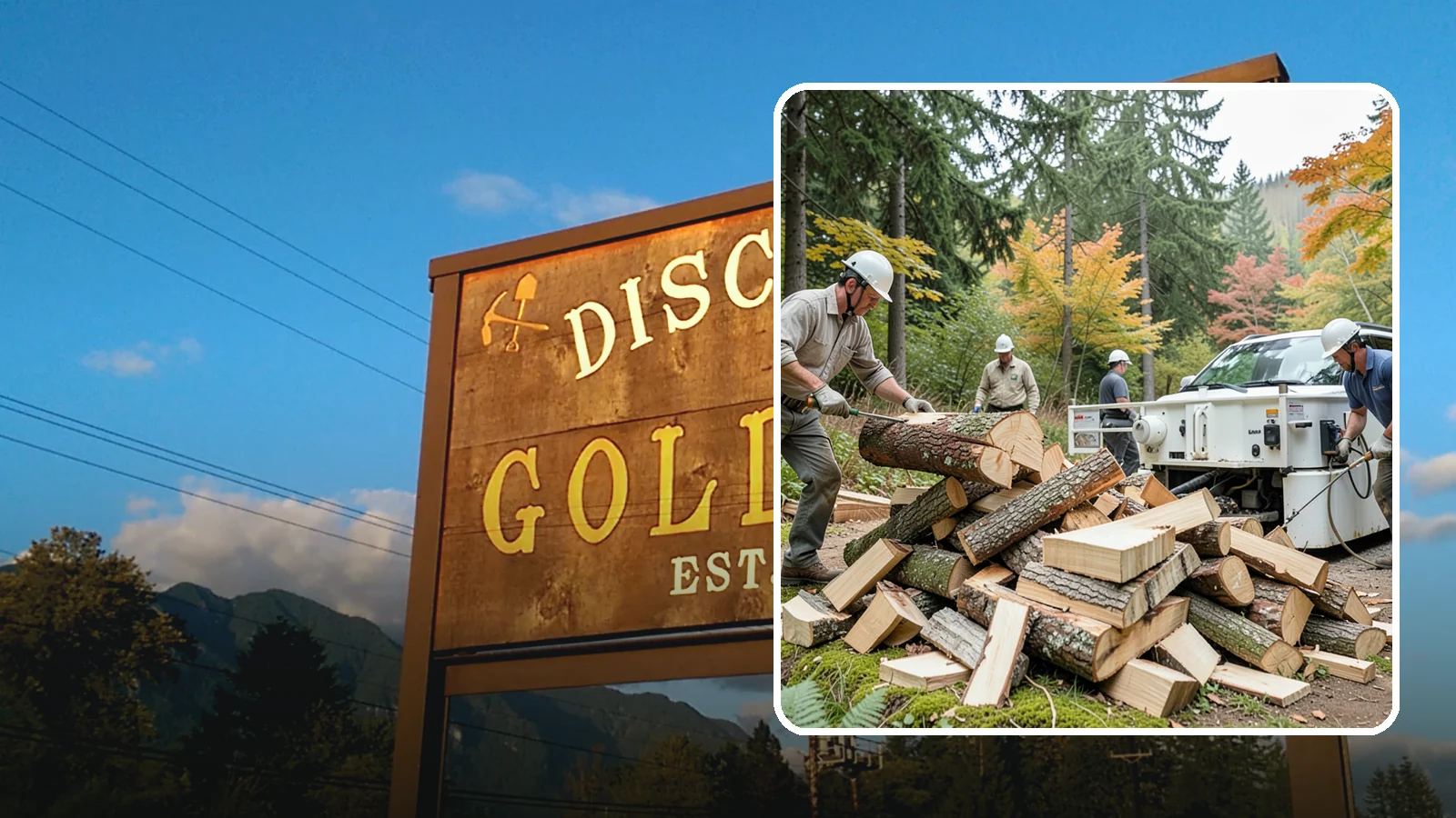 Firewood Splitting in Gold Bar, Snohomish County, WA - Firewood splitting that opens up rounds for faster drying and easier handling.