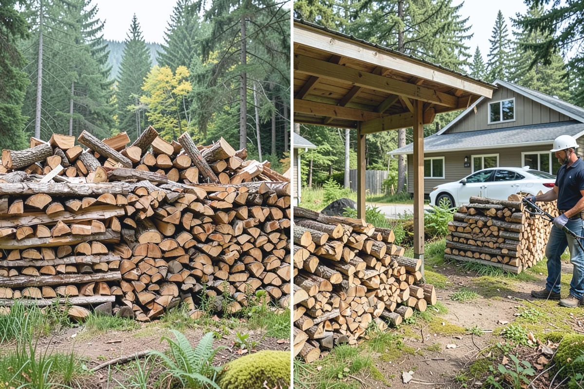 Firewood Splitting in Gold Bar, Snohomish County, WA - Discuss your preferred split size and volume