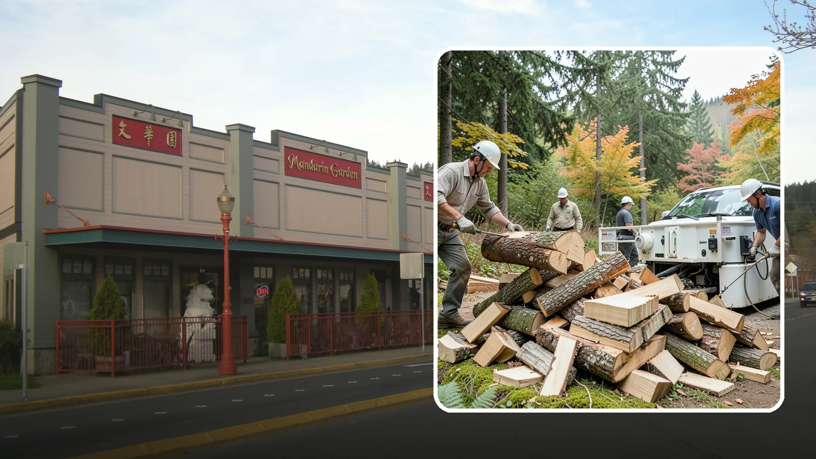 Firewood Splitting in Issaquah, King County, WA - Firewood splitting that opens up rounds for faster drying and easier handling.