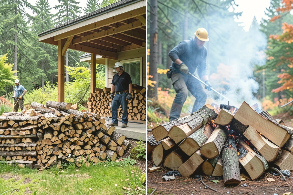 Firewood Splitting in Issaquah, King County, WA - Discuss your preferred split size and volume