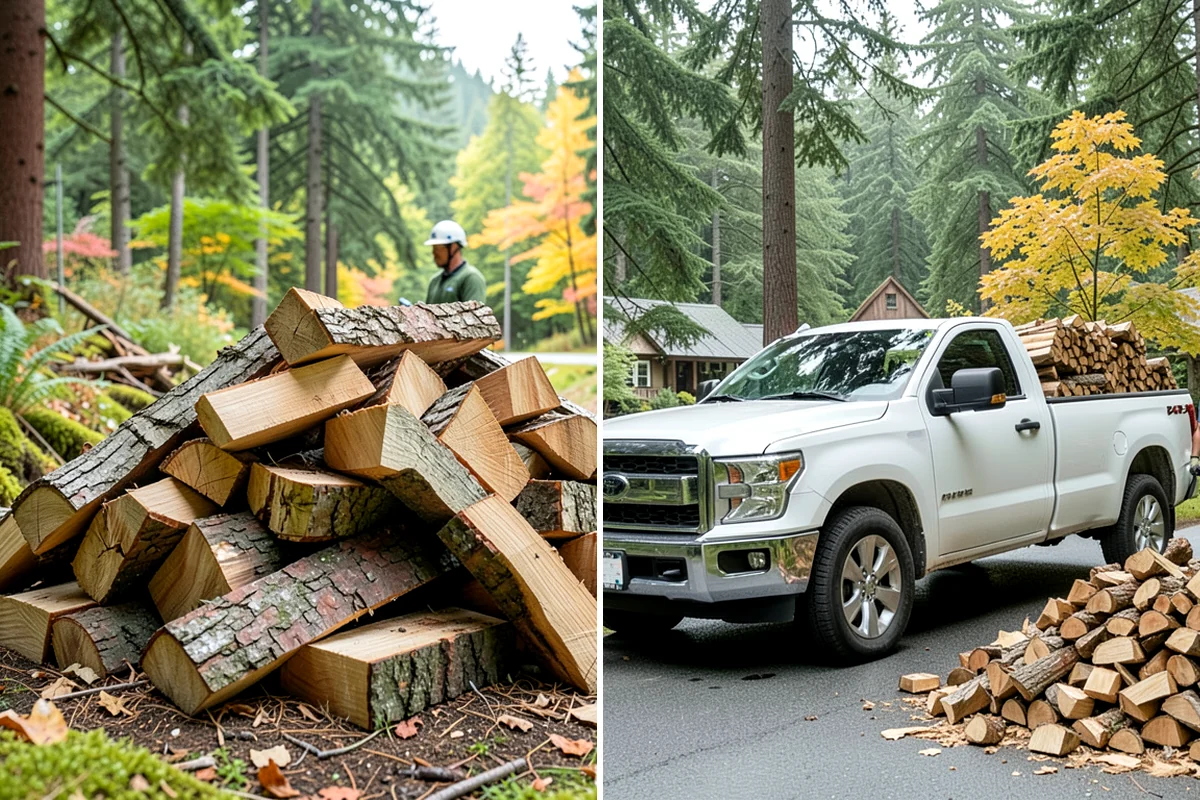 Firewood Splitting in Kenmore, King County, WA - Discuss your preferred split size and volume