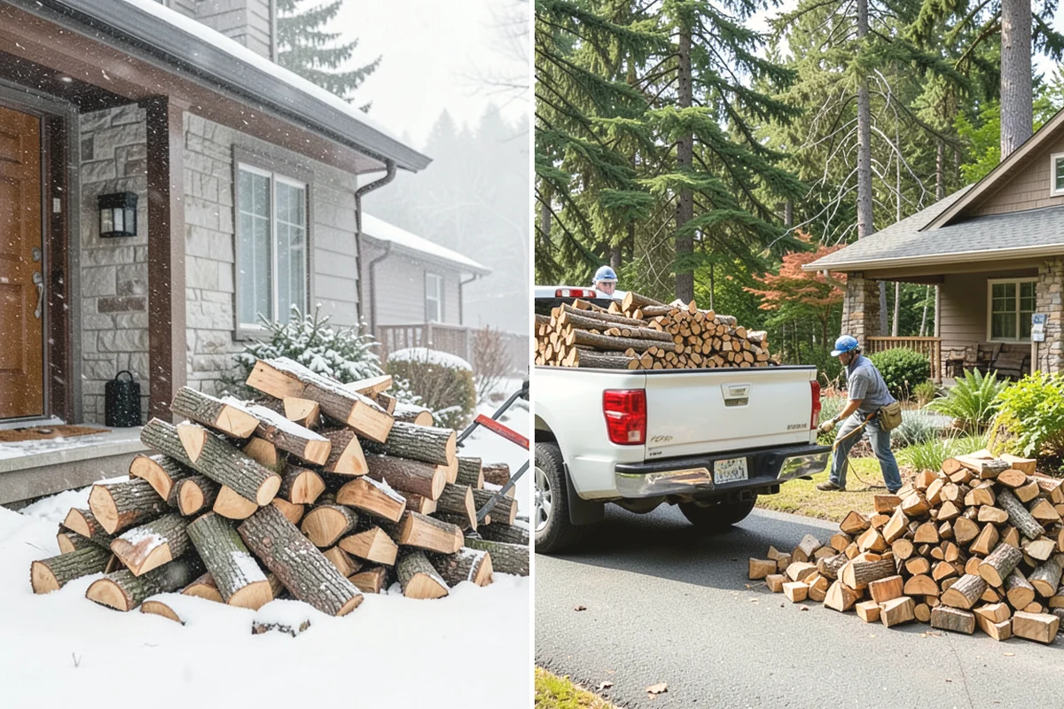 Firewood Splitting in La Conner, Skagit County, WA - Discuss your preferred split size and volume