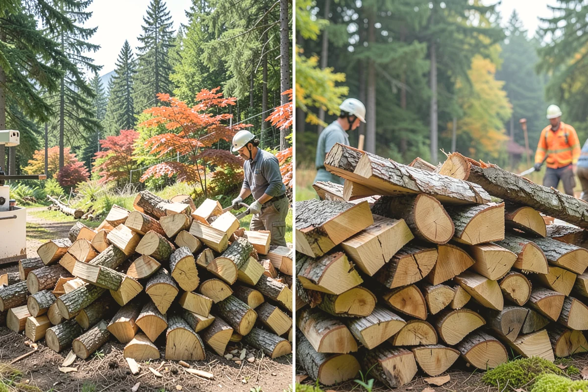 Firewood Splitting in Lake Stevens, Snohomish County, WA - Discuss your preferred split size and volume