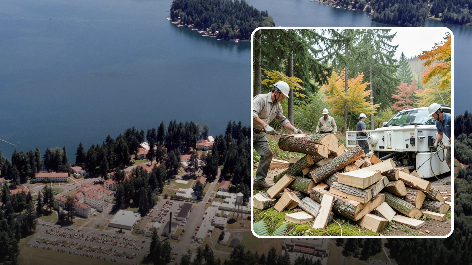 Firewood Splitting in Lakewood, Pierce County, WA - Firewood splitting that opens up rounds for faster drying and easier handling.