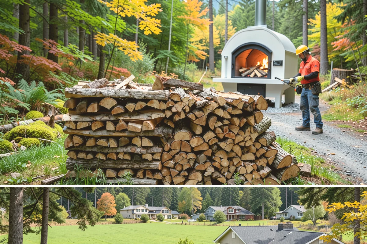 Firewood Splitting in Lyman, WA - Split in the spring so the wood has the warm, drier months to finish seasoning.
