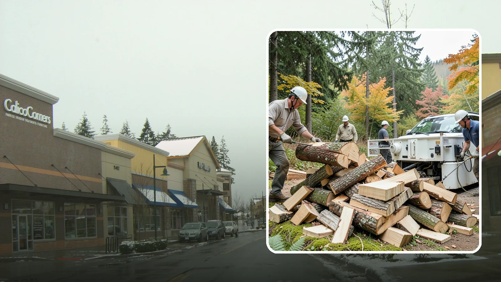 Firewood Splitting in Mill Creek, Snohomish County, WA - Firewood splitting that opens up rounds for faster drying and easier handling.