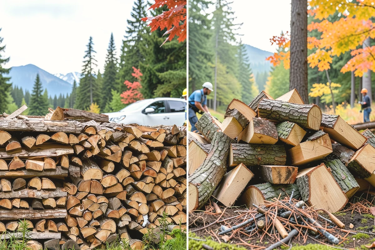 Firewood Splitting in Monroe, Snohomish County, WA - Discuss your preferred split size and volume