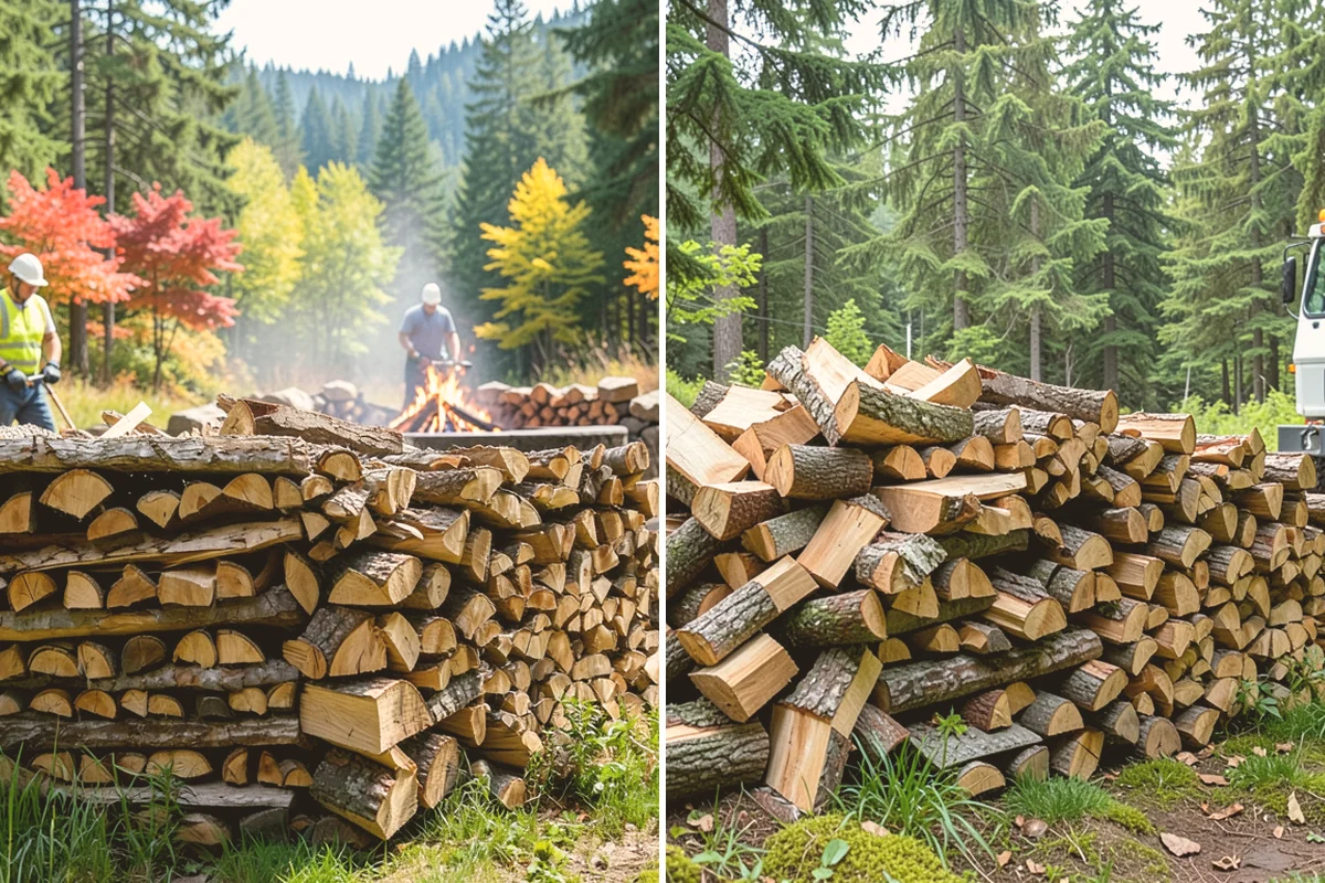 Firewood Splitting in Mount Vernon, Skagit County, WA - Discuss your preferred split size and volume