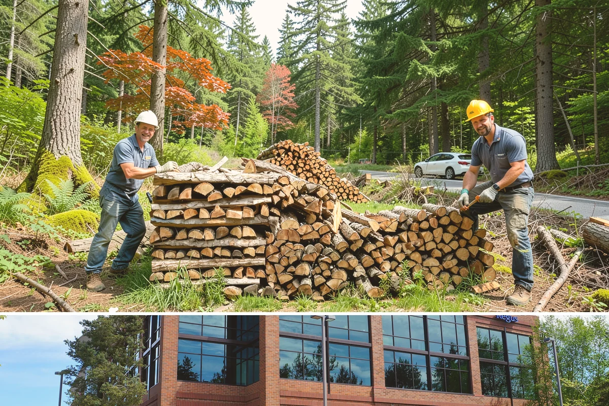 Firewood Splitting in Mountlake Terrace, Snohomish County, WA - Split in the spring so the wood has the warm, drier months to finish seasoning.