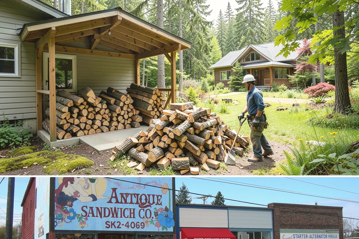 Firewood Splitting in Ruston, Pierce County, WA - Split in the spring so the wood has the warm, drier months to finish seasoning.