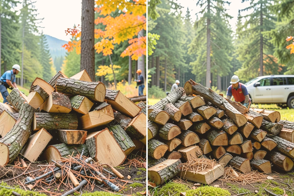 Firewood Splitting in Sammamish, King County, WA - Discuss your preferred split size and volume