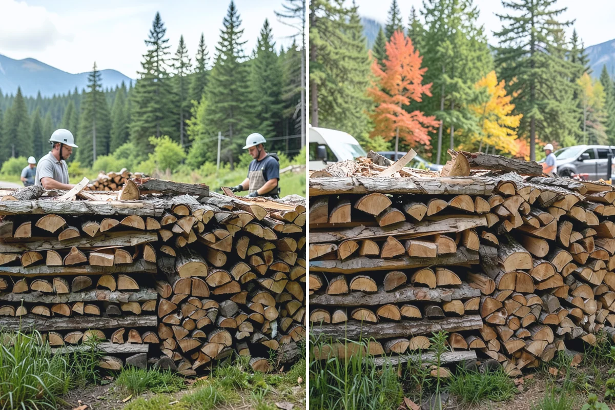 Firewood Splitting in Sumner, Pierce County, WA - Discuss your preferred split size and volume