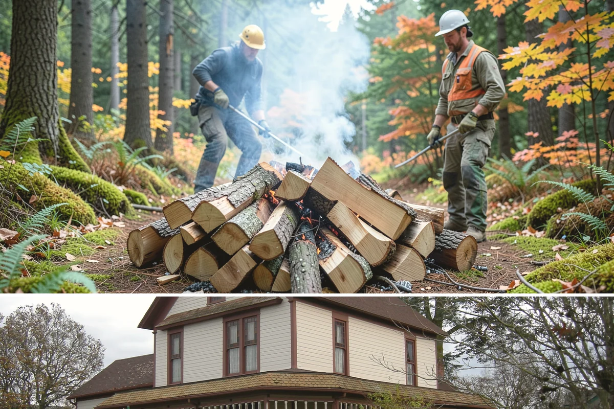 Firewood Splitting in Sumner, Pierce County, WA - Split in the spring so the wood has the warm, drier months to finish seasoning.