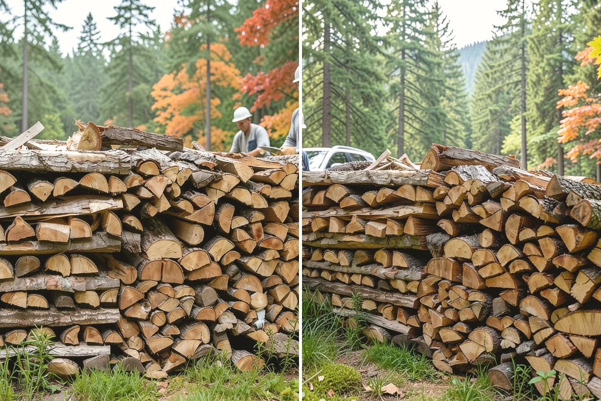 Firewood Splitting in University Place, Pierce County, WA - Discuss your preferred split size and volume
