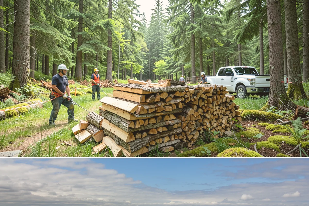 Firewood Splitting in University Place, Pierce County, WA - Split in the spring so the wood has the warm, drier months to finish seasoning.