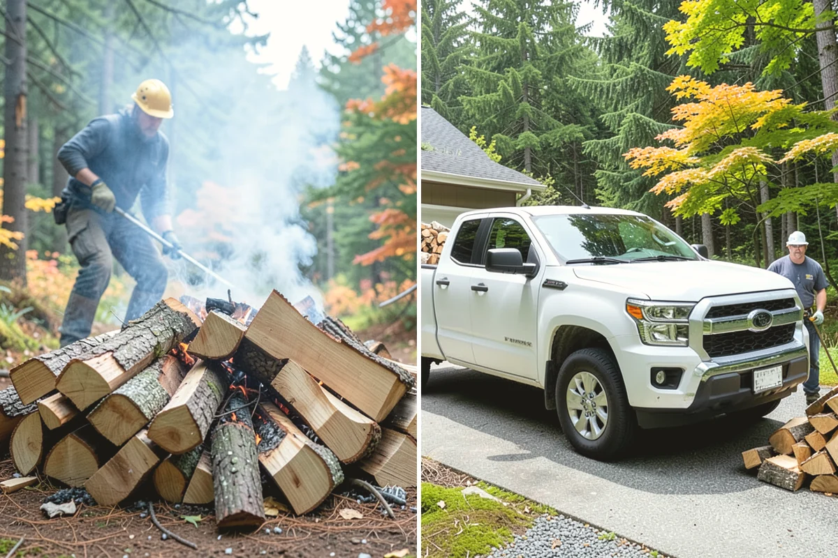 Firewood Splitting in Yarrow Point, King County, WA - Discuss your preferred split size and volume