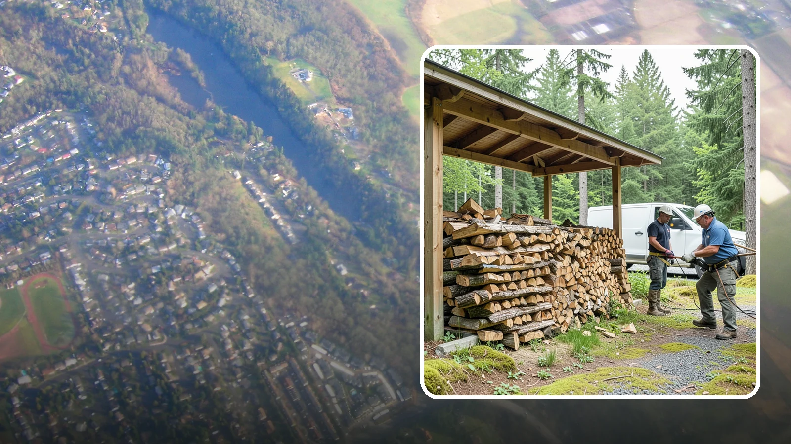 Firewood Stacking Service in Algona, King County, WA - Our firewood stacking service neatly and securely stacks your delivered wood so it seasons well and stays easy to access.