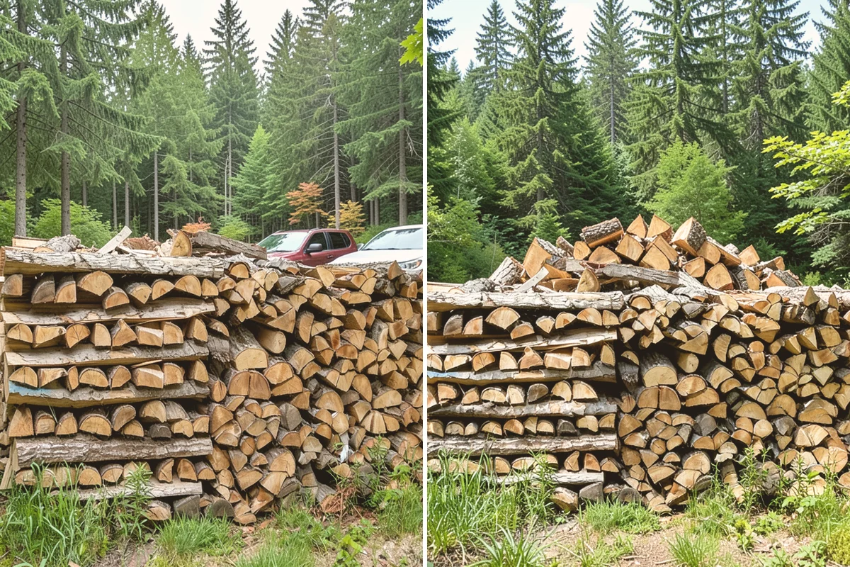Firewood Stacking Service in Algona, King County, WA - Confirm where you want the wood stacked