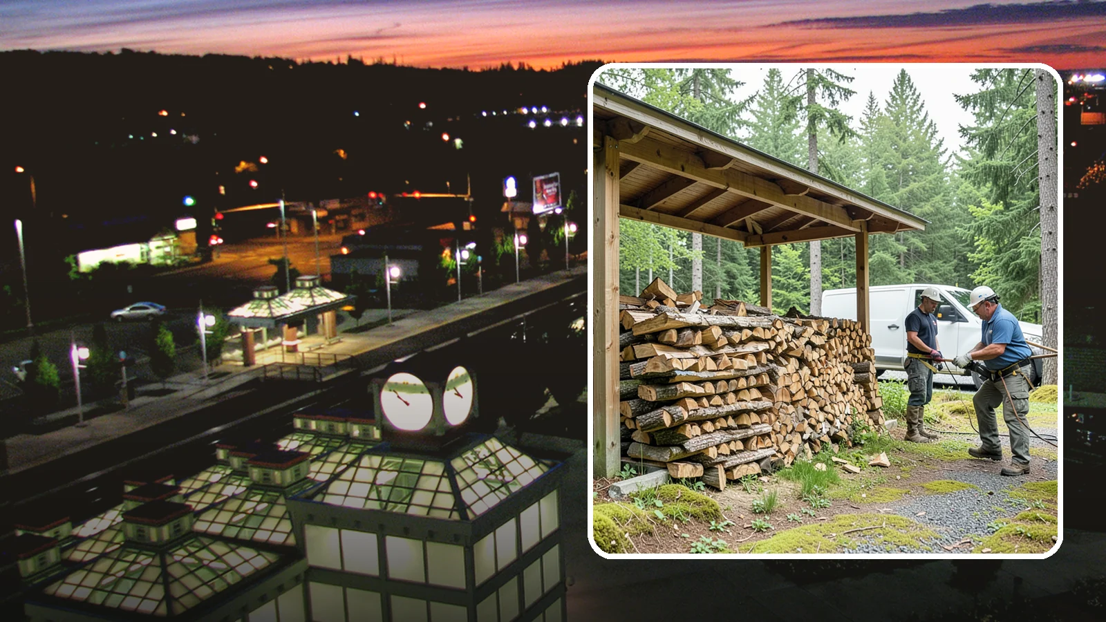 Firewood Stacking Service in Auburn, King County, WA - Our firewood stacking service neatly and securely stacks your delivered wood so it seasons well and stays easy to access.