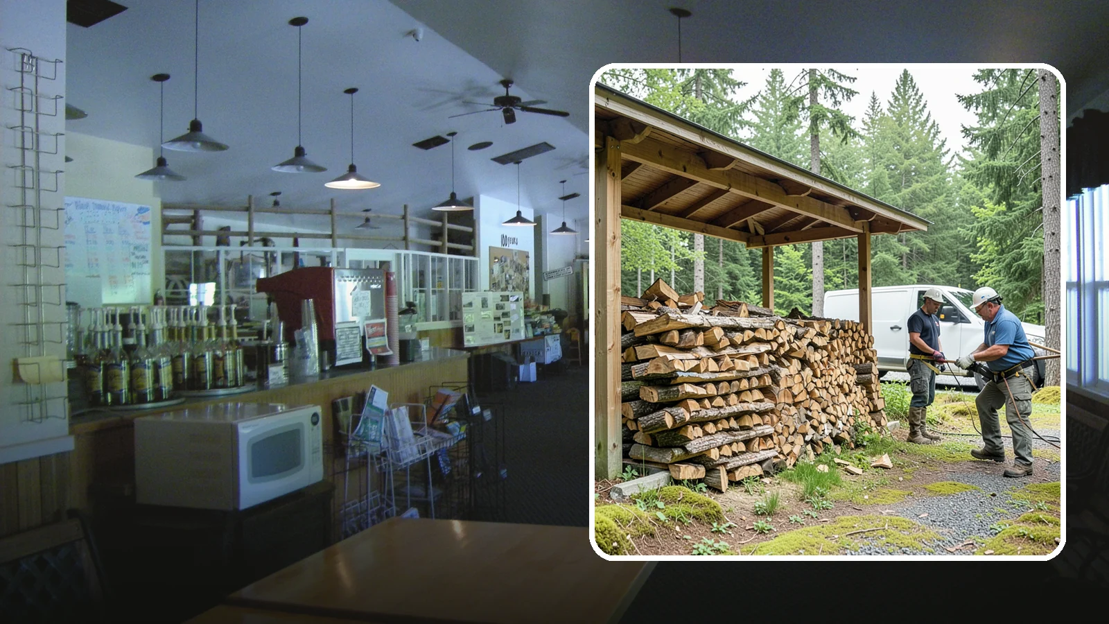 Firewood Stacking Service in Black Diamond, King County, WA - Our firewood stacking service neatly and securely stacks your delivered wood so it seasons well and stays easy to access.