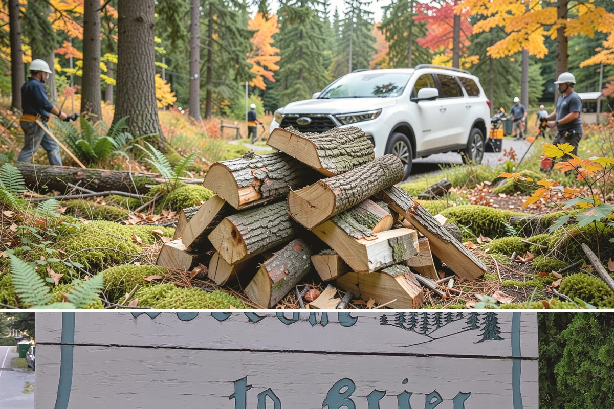 Firewood Stacking Service in Brier, Snohomish County, WA - Valuable in spring and summer when proper stacking maximizes seasoning before winter.
