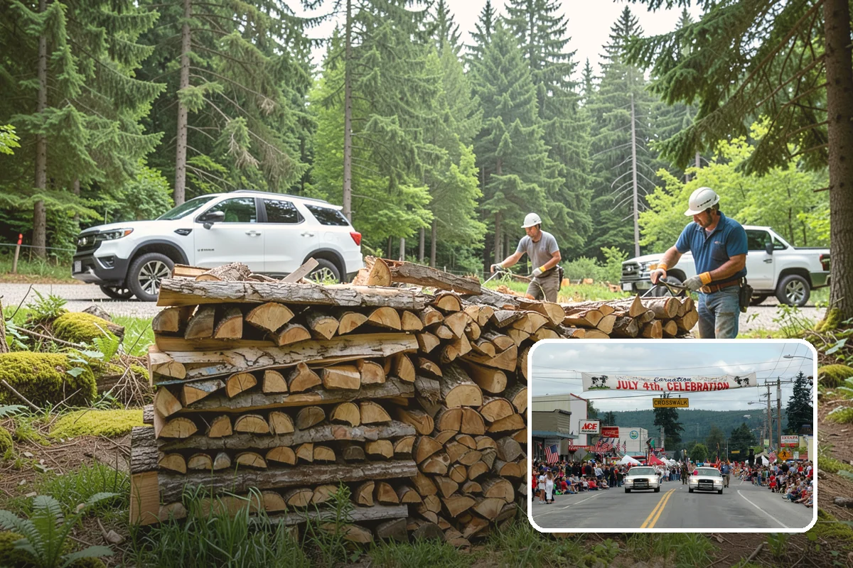 Firewood Stacking Service in Carnation, King County, WA - Saves you the time and labor of stacking