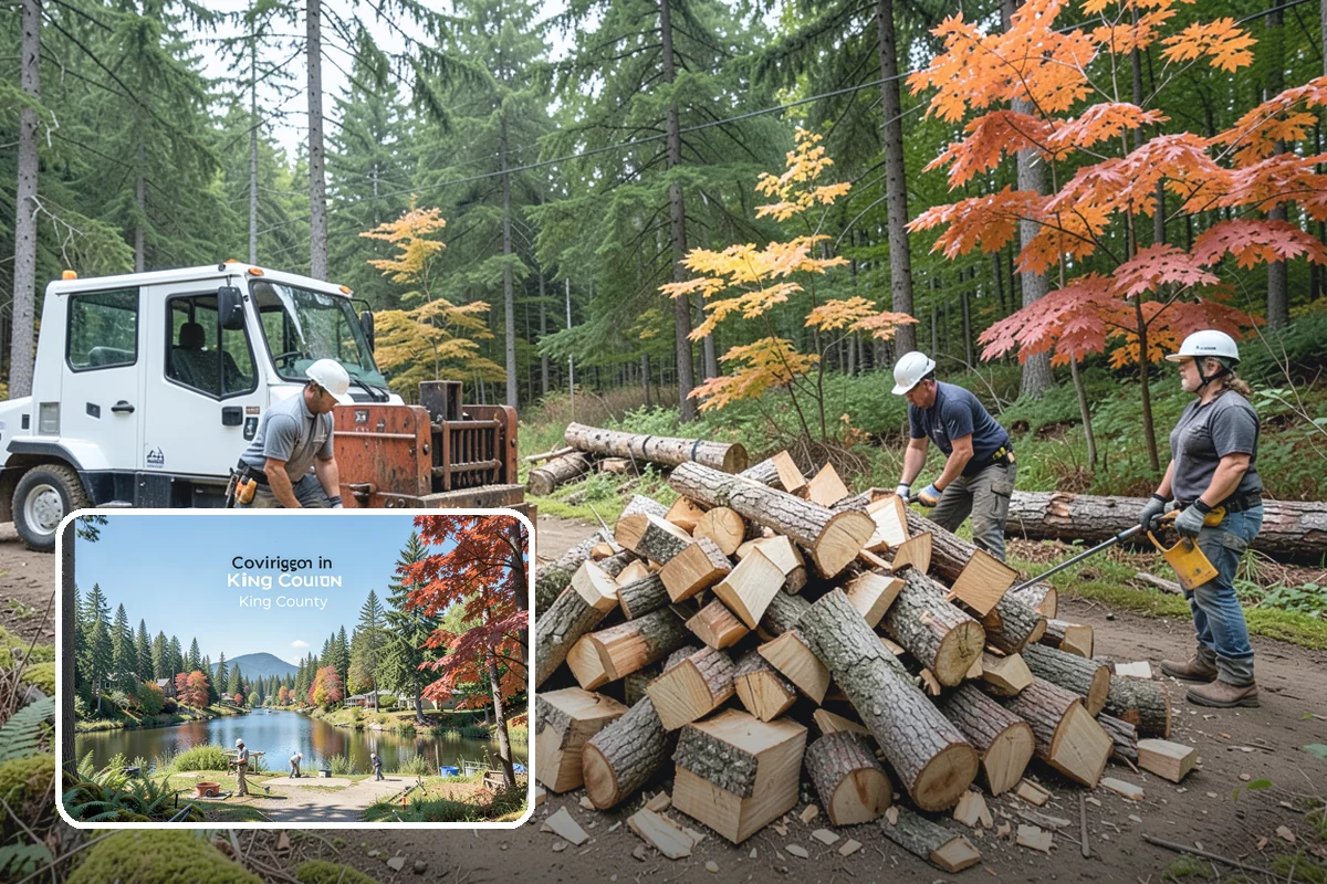 Firewood Stacking Service in Covington, King County, WA - Saves you the time and labor of stacking