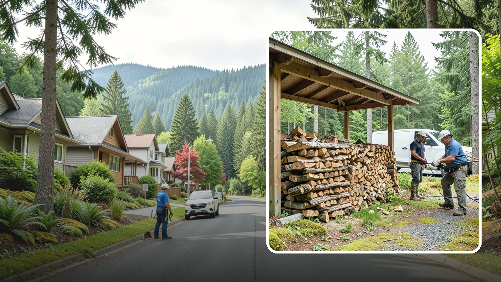 Firewood Stacking Service in Darrington, WA - Our firewood stacking service neatly and securely stacks your delivered wood so it seasons well and stays easy to access.
