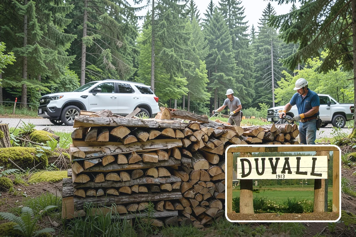 Firewood Stacking Service in Duvall, King County, WA - Saves you the time and labor of stacking