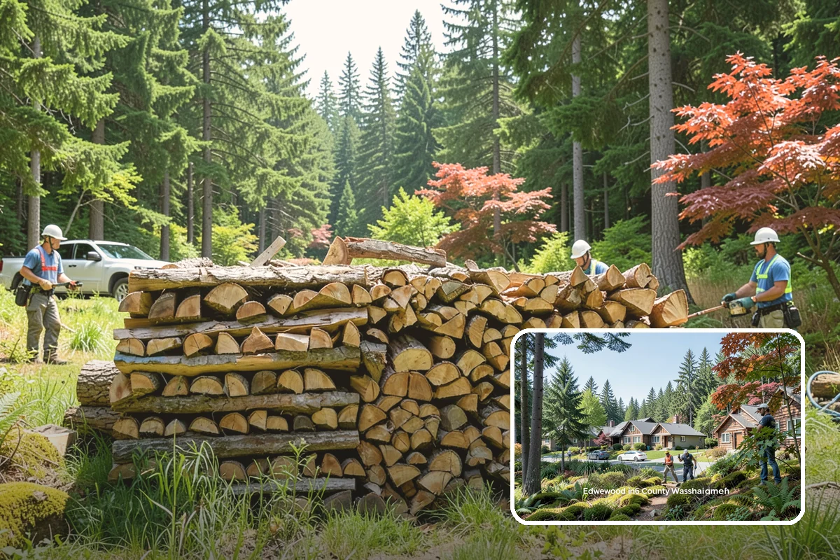 Firewood Stacking Service in Edgewood, WA - Saves you the time and labor of stacking