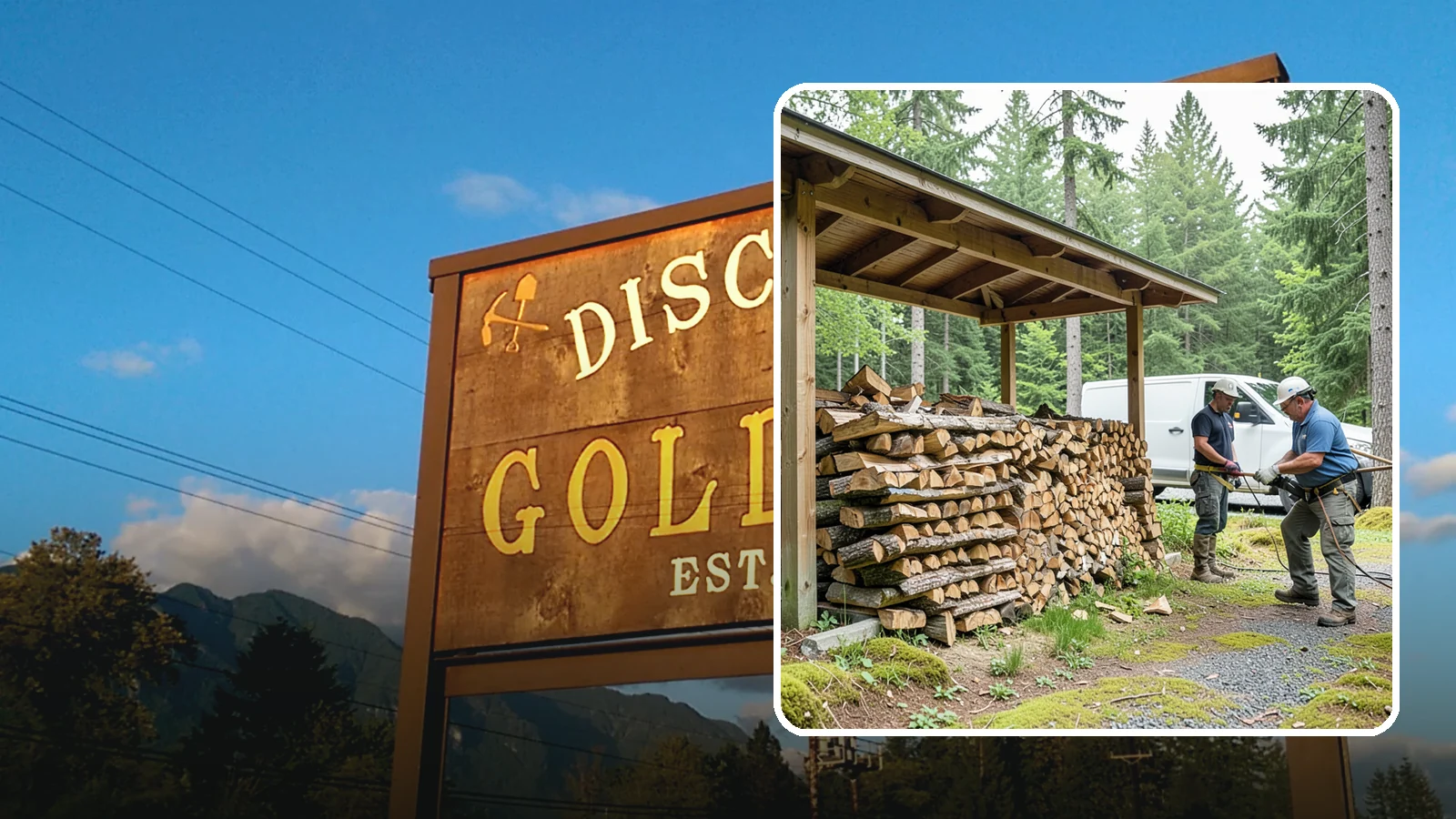 Firewood Stacking Service in Gold Bar, Snohomish County, WA - Our firewood stacking service neatly and securely stacks your delivered wood so it seasons well and stays easy to access.