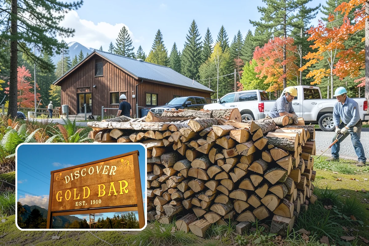 Firewood Stacking Service in Gold Bar, Snohomish County, WA - Saves you the time and labor of stacking