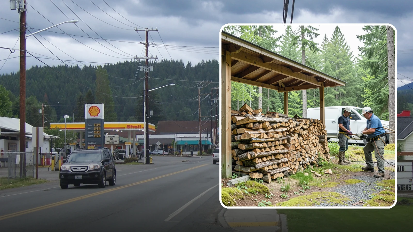 Firewood Stacking Service in Granite Falls, Snohomish County, WA - Our firewood stacking service neatly and securely stacks your delivered wood so it seasons well and stays easy to access.