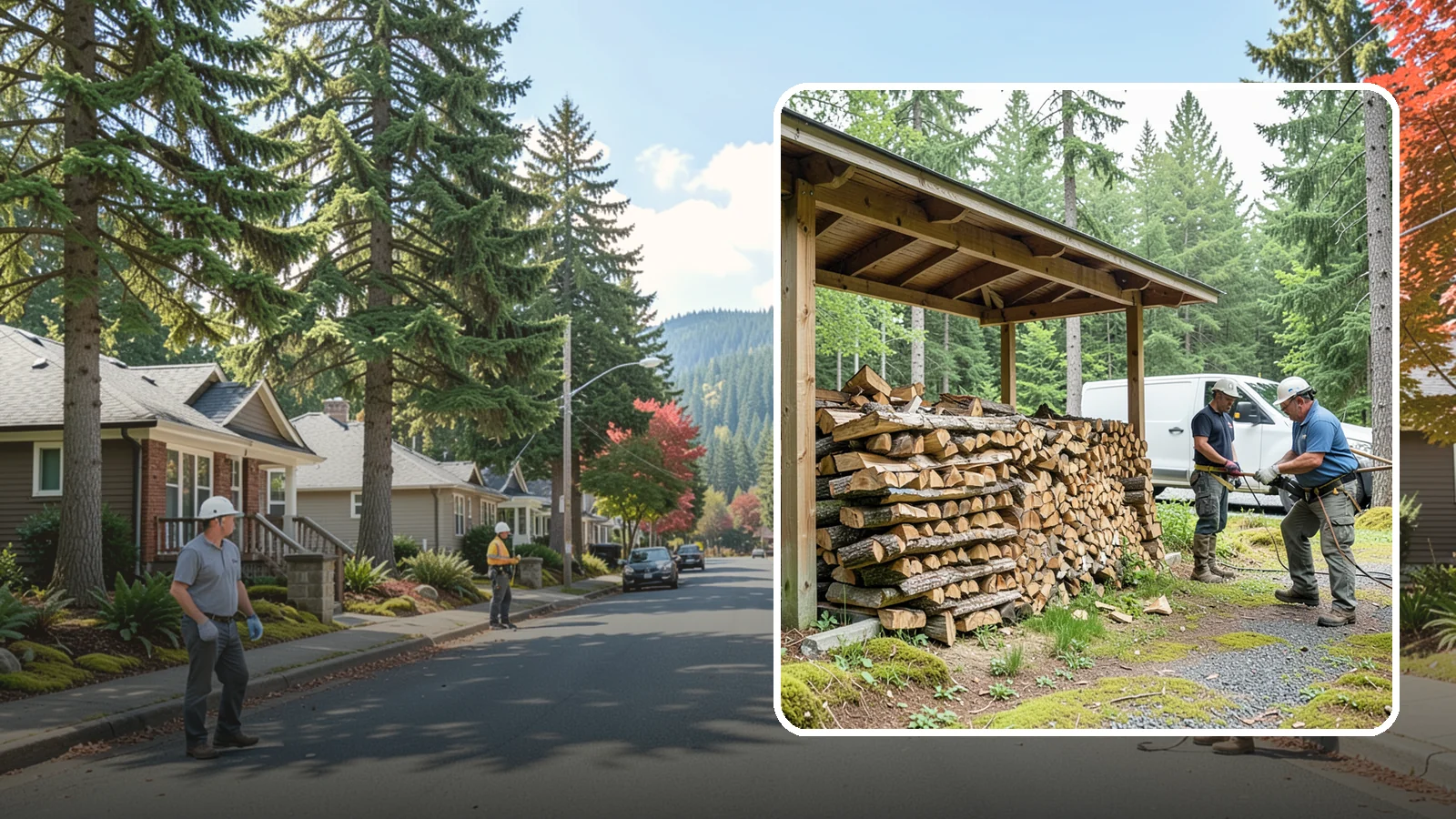 Firewood Stacking Service in Hunts Point, King County, WA - Our firewood stacking service neatly and securely stacks your delivered wood so it seasons well and stays easy to access.