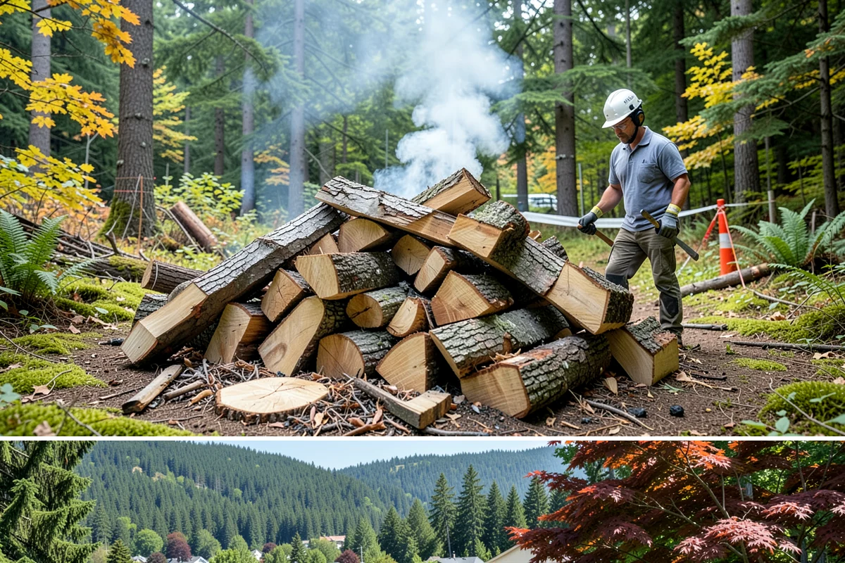 Firewood Stacking Service in Index, Snohomish County, WA - Valuable in spring and summer when proper stacking maximizes seasoning before winter.