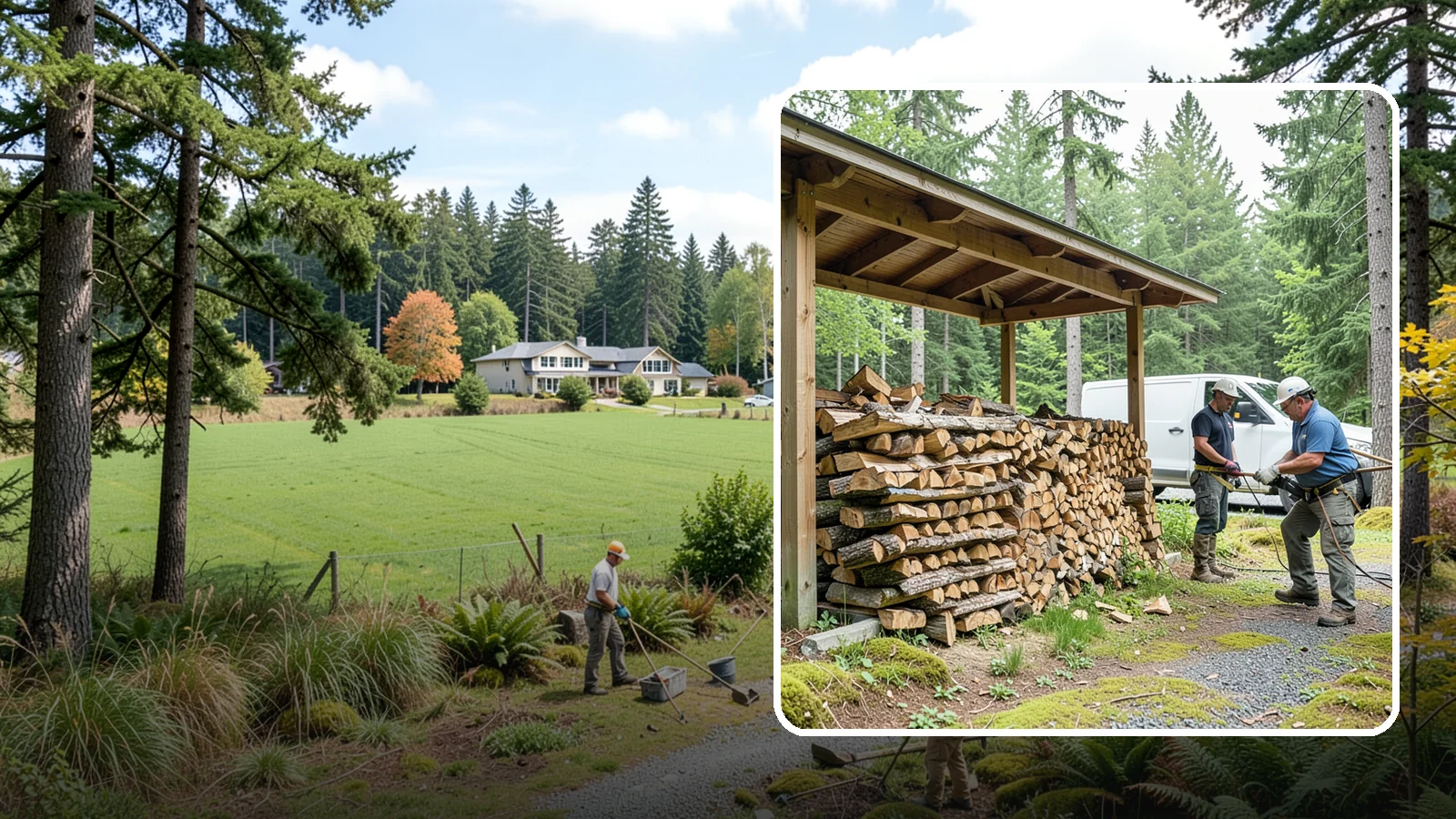 Firewood Stacking Service in Lyman, WA - Our firewood stacking service neatly and securely stacks your delivered wood so it seasons well and stays easy to access.