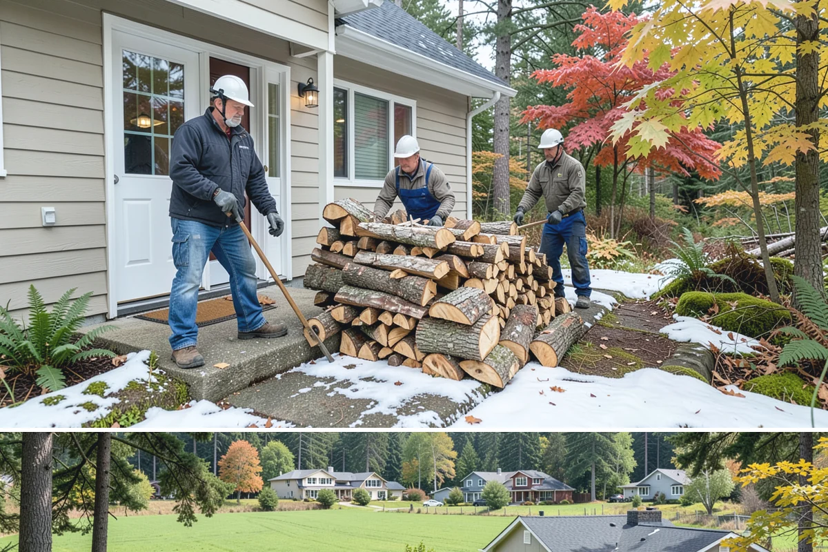 Firewood Stacking Service in Lyman, WA - Valuable in spring and summer when proper stacking maximizes seasoning before winter.