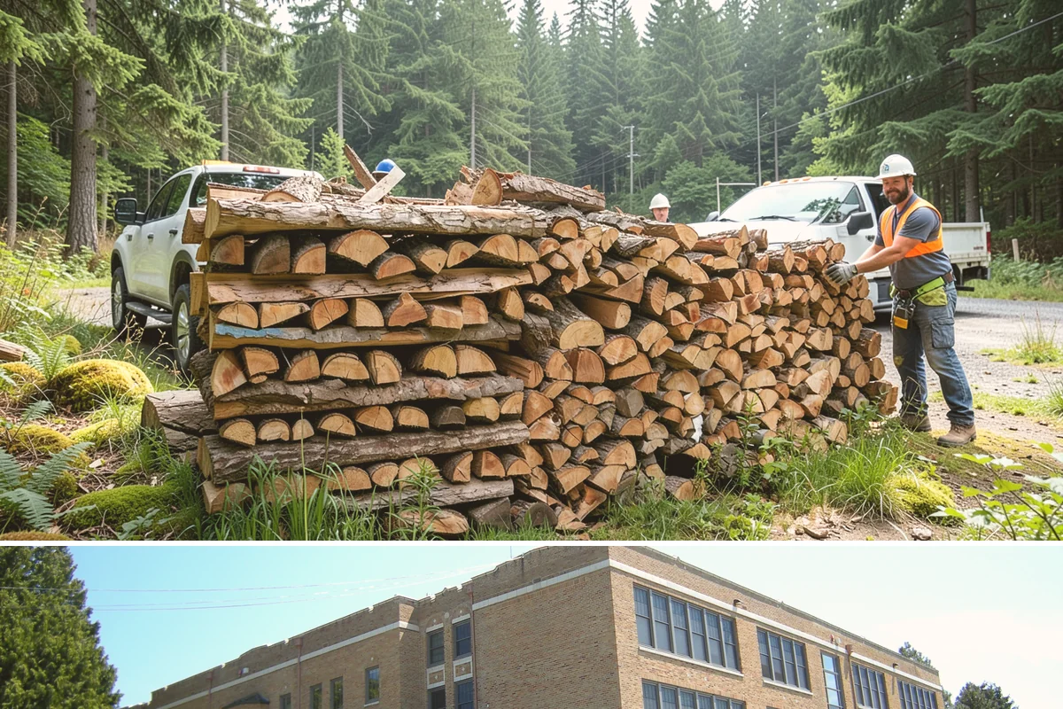 Firewood Stacking Service in Maple Valley, King County, WA - Valuable in spring and summer when proper stacking maximizes seasoning before winter.