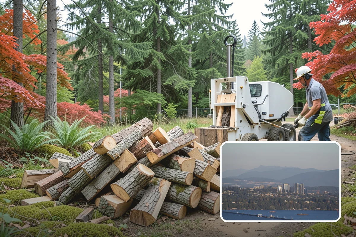 Firewood Stacking Service in Medina, King County, WA - Saves you the time and labor of stacking