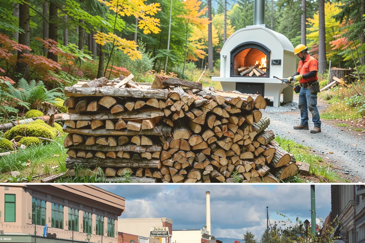 Firewood Stacking Service in Monroe, Snohomish County, WA - Valuable in spring and summer when proper stacking maximizes seasoning before winter.