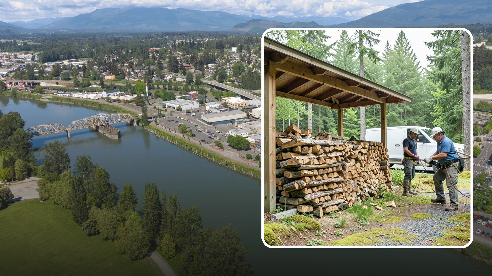 Firewood Stacking Service in Mount Vernon, WA - Our firewood stacking service neatly and securely stacks your delivered wood so it seasons well and stays easy to access.