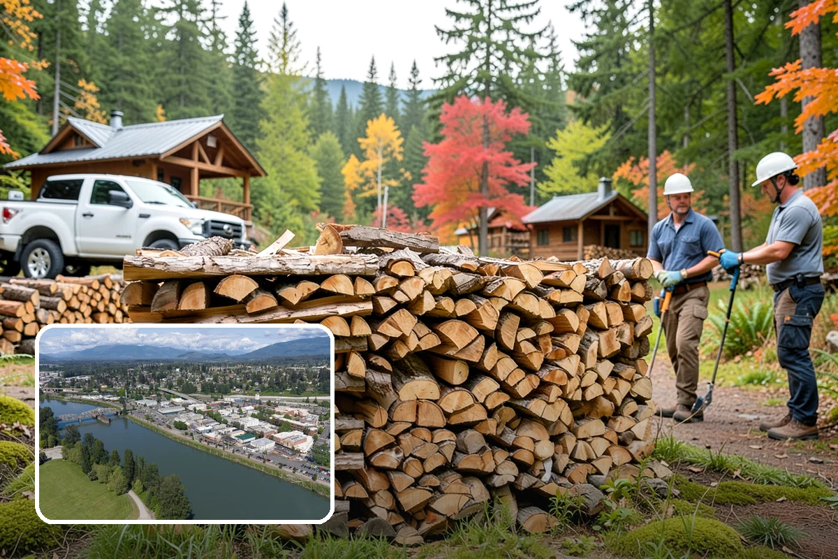 Firewood Stacking Service in Mount Vernon, WA - Saves you the time and labor of stacking