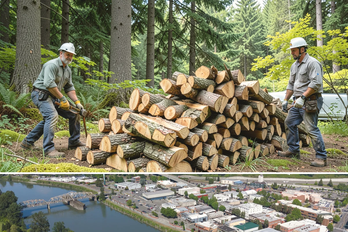 Firewood Stacking Service in Mount Vernon, WA - Valuable in spring and summer when proper stacking maximizes seasoning before winter.