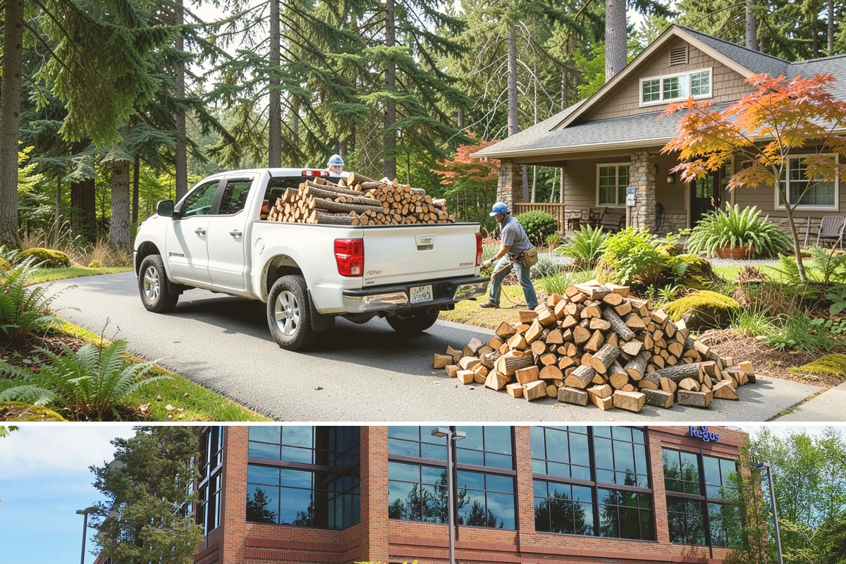 Firewood Stacking Service in Mountlake Terrace, WA - Valuable in spring and summer when proper stacking maximizes seasoning before winter.