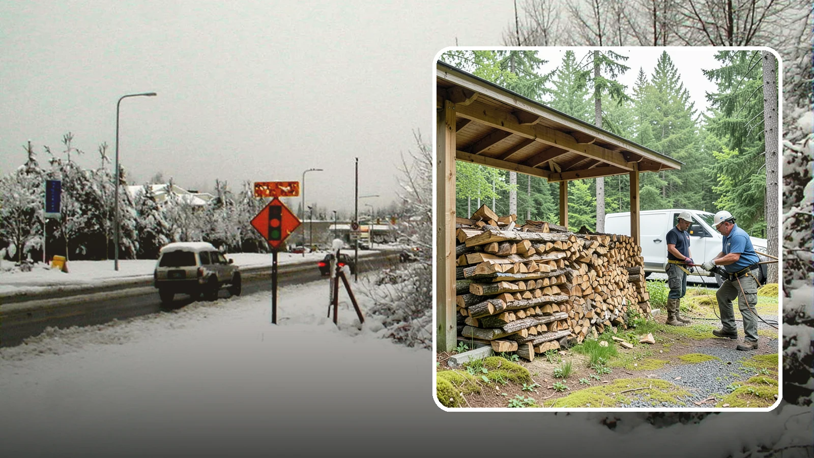 Firewood Stacking Service in Newcastle, King County, WA - Our firewood stacking service neatly and securely stacks your delivered wood so it seasons well and stays easy to access.
