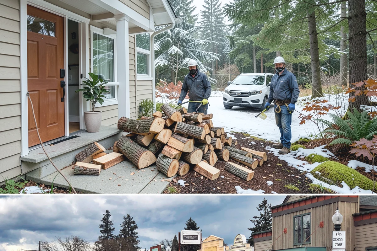 Firewood Stacking Service in Roy, Pierce County, WA - Valuable in spring and summer when proper stacking maximizes seasoning before winter.