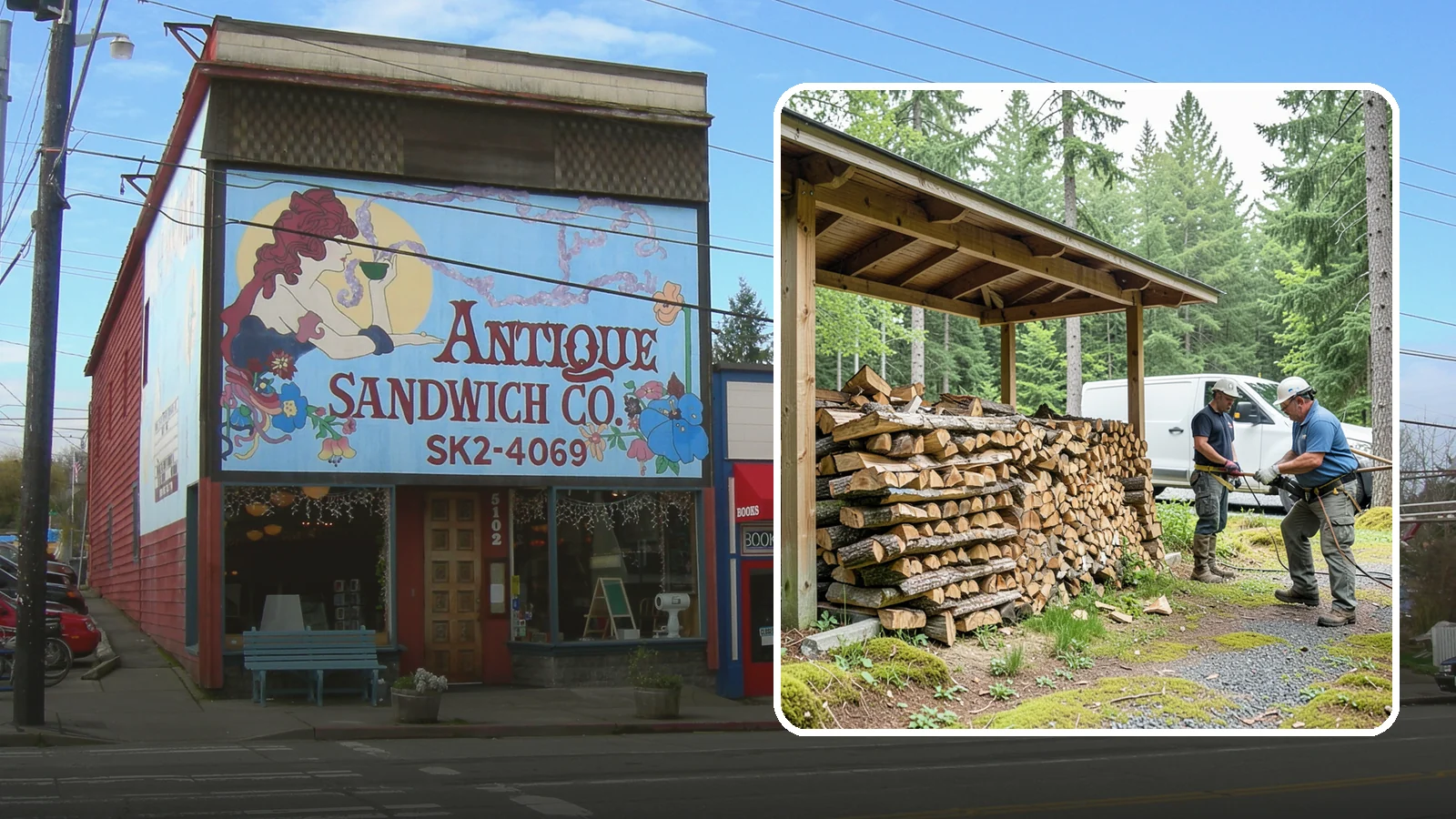 Firewood Stacking Service in Ruston, Pierce County, WA - Our firewood stacking service neatly and securely stacks your delivered wood so it seasons well and stays easy to access.