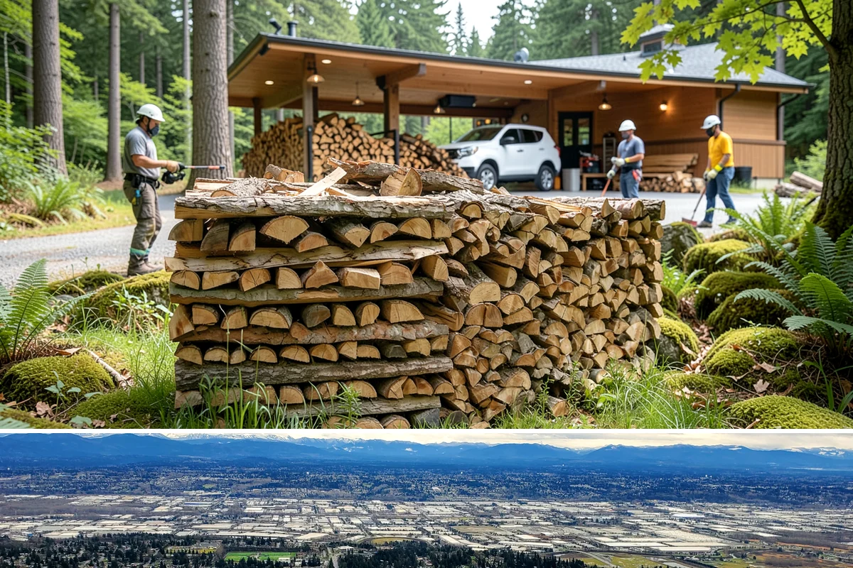 Firewood Stacking Service in SeaTac, WA - Valuable in spring and summer when proper stacking maximizes seasoning before winter.