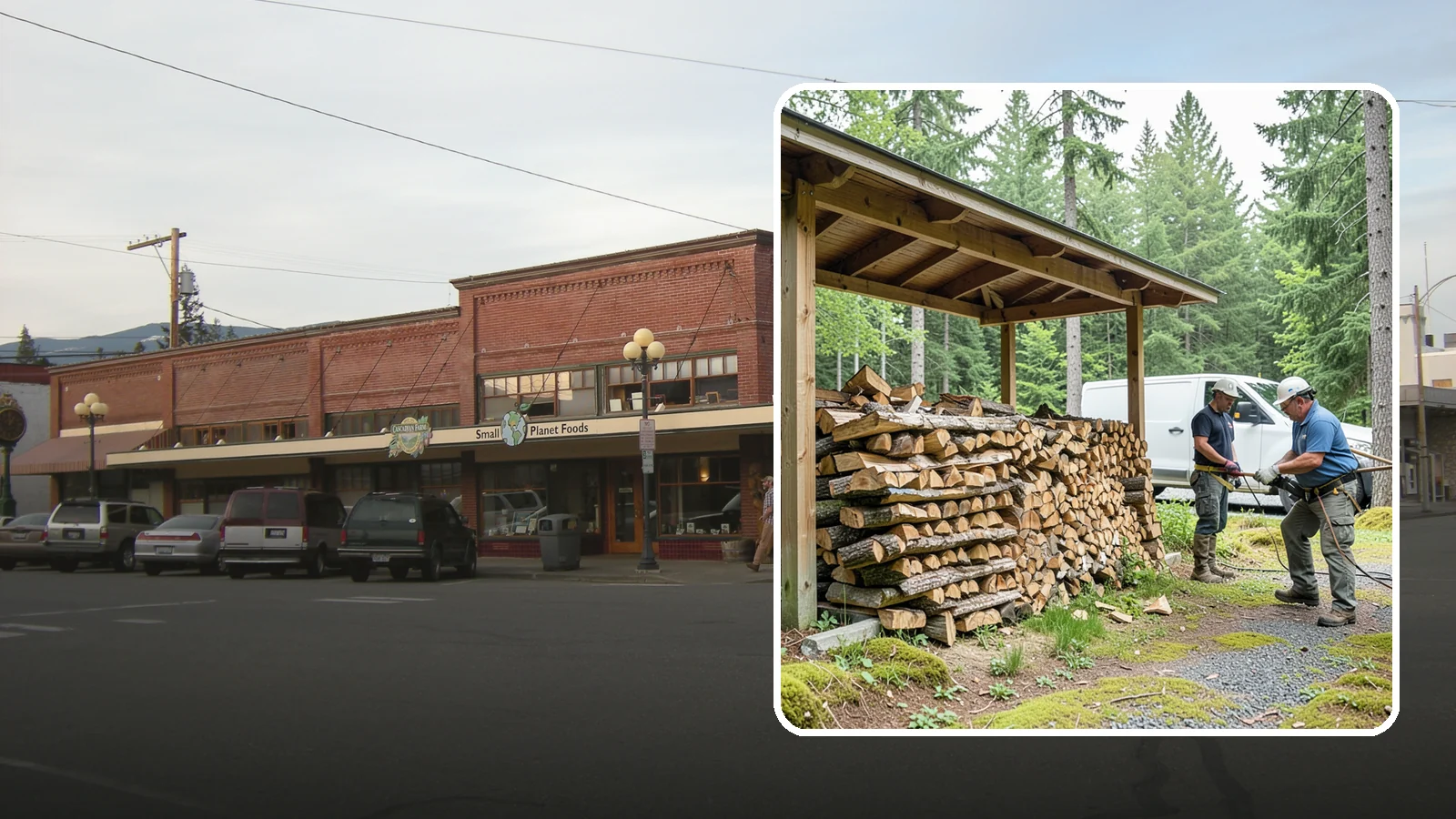 Firewood Stacking Service in Sedro-Woolley, Skagit County, WA - Our firewood stacking service neatly and securely stacks your delivered wood so it seasons well and stays easy to access.