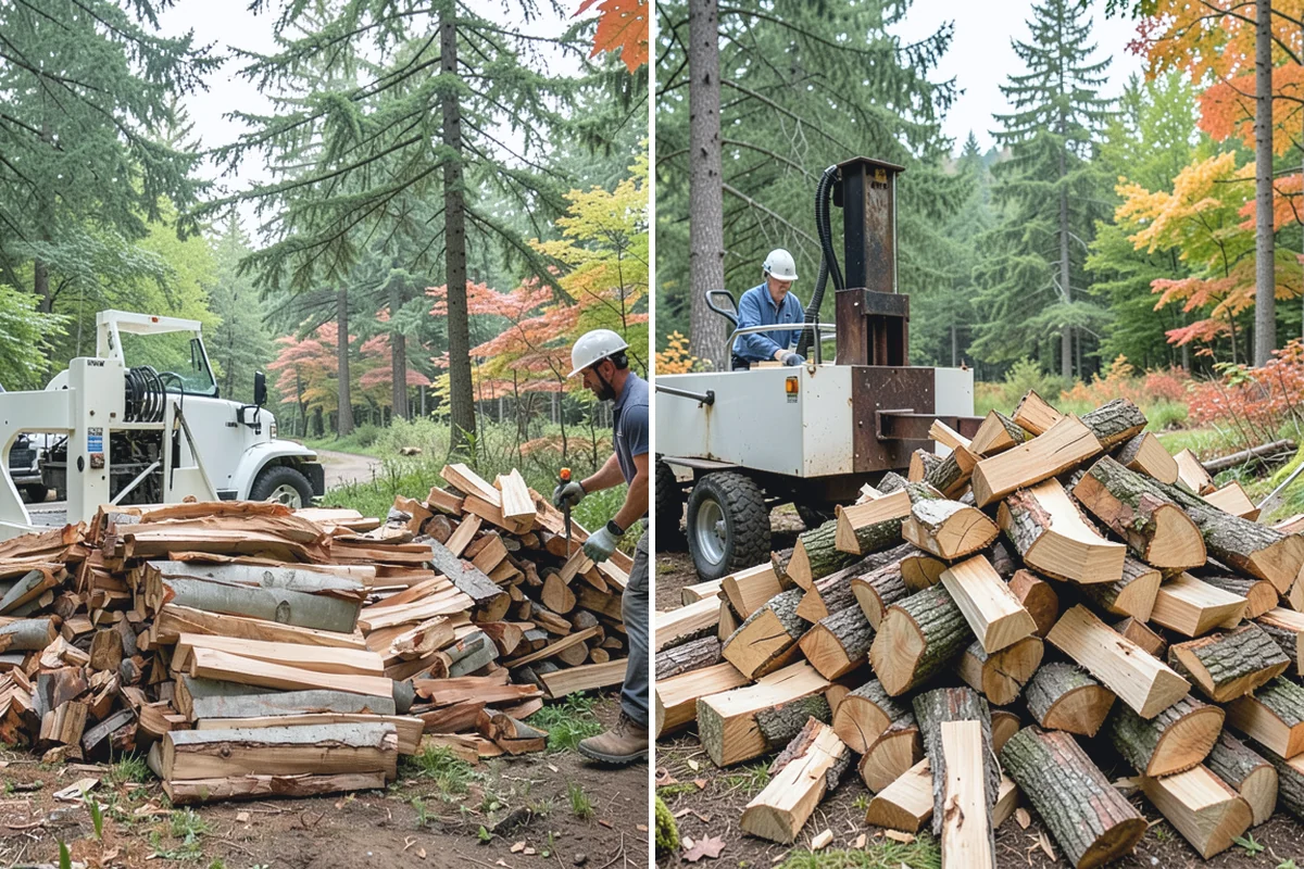 Firewood Stacking Service in Skykomish, King County, WA - Confirm where you want the wood stacked